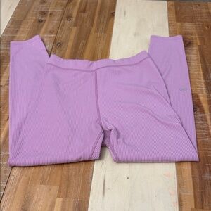 ALO Yoga Kids Ribbed Lavender Leggings